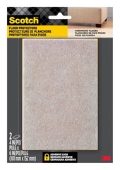 Scotch Felt Pads Beige 2 Large Pads 4 X 6 In Felt Furniture Pads For Protecting