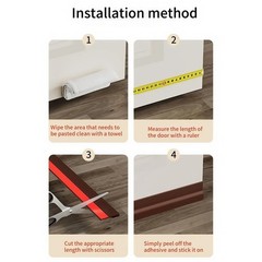 Door Draught Excluder 100 cm Premium Solution for Energy Saving in Homes