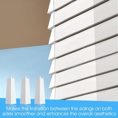 6 Pcs Aluminum Siding Corners 8 Inch Outside Siding Corner Caps Smooth Siding…