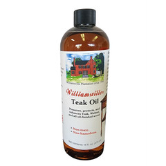 H. F. Staples: Williamsville® Teak Oil 16 oz. – Case of 9 Bottles