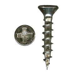 1000 Pack of Rok #7 X 5/8″ Flat Head Phillips Deep Thread Wood Screws Nickel