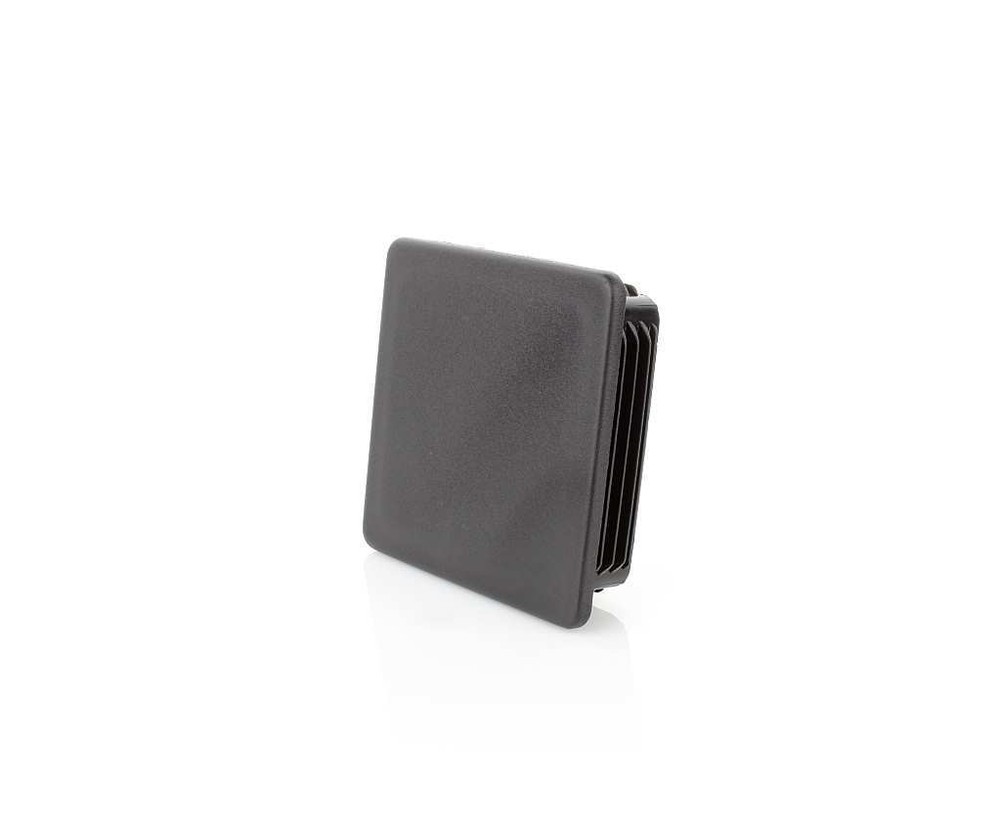 10 x fin plugs square tube 60 x 60 mm square black end caps plastic