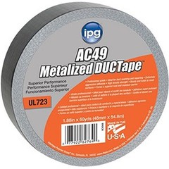 IPG 82764 2″ x 60yd Metallic Duct Tape-1PK