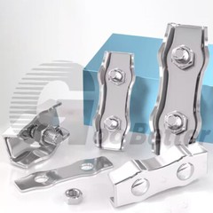 Simplex Duplex Wire Rope Clamps Thimble Clips 2mm-10mm 304 A2 Stainless Steel