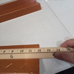 3 Pc Copper Stair Nose Edging Trim Set 12″ Metal Window Balcony Tread Cover