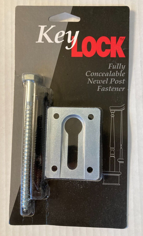 KeyLock Fully Concealable Newel Post Fasteners 6283 USA Made Brand New Sealed