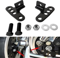 Adjustable Lowering Kit 1-3 for Sportster 2000-2015 XL883 XL120 Color: black#2