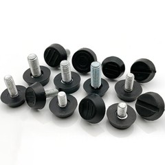 M6 M8 Adjustable Furniture Leveling Feet, Screw In Threaded Furniture Glide