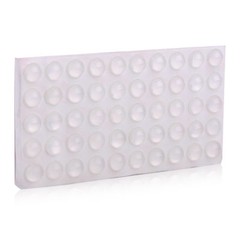 50pcs Buffer Pads Kitchen Door Domed Anti Slam Cabinet Cupboard Damper Cushion