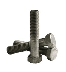 1/2-13 X 3 A307 HEX BOLT, GALVANIZED QTY: 50