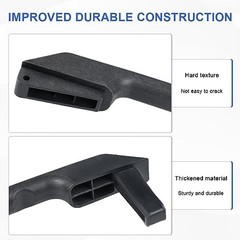 Replacement for Tailgate Liftgate Handle Exterior Textured Lever Hummer H2