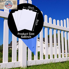 20 Pieces Vinyl Siding Repair Kit 6 * 8 Inch Self Adhesive Fence Repair Kit Mobi