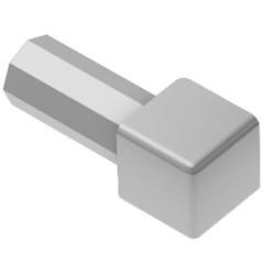 Schluter Systems QUADEC Profile EV/Q100AE Out Corner Satin Anodized Aluminum