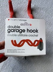 The Art Of Storage Double Hook Util Holder Heavy Duty -UH3002 Set Of 2