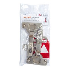 Hafele Salice 110° Hinge Full Overlay With Dowels – 1 Pair