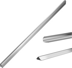 0.5X0.5X48 Inches （（No Adhesivey）304 Stainless Steel Wall Corner Guards (5-Pack)