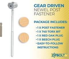 Innovative Newel Post Connector – Staircase Hardware Kit