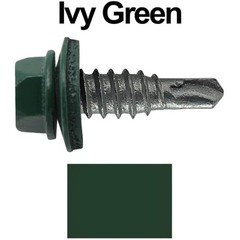 #14 x 7/8″ Metal to Type #1 IVY GREEN 5/16″ Hex 0.875 inches,