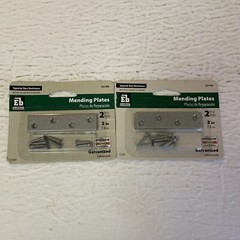 Everbilt Mending Plates Galvanized 3″ #325996 Lot Of 2