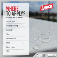 Reflective Roof Coating Ultra Acrylic Siliconizer Mobile Home Trailer Lanco 1Gal