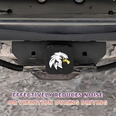 2 Inch Trailer Hitch Cover, Universal Rubber Plug Cap for 2″ Squa Color: Eagle