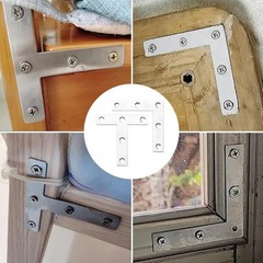 Stainless Straight/T/L-Type Bracket Furniture Mending Plate Joiner Connector