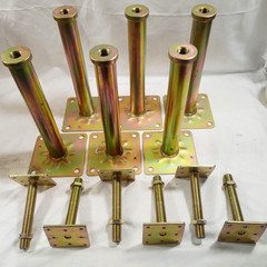 6-piece Galvanized House Floor Post Pole Jacks for Leveling – 11″ – 16″, 16-Ton