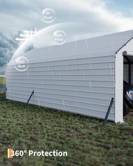 Roofing Panels 140 ft² 64.2” L x 19.7” W, 29 Ga. Galvanized Steel Metal Ribbed