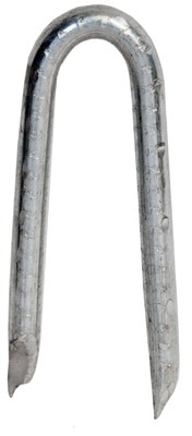 Fence Staples, Hot-Dipped Galvanized, 1 In., 1 Lb. – 461477