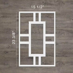 Decorative Wall Panel PVC Fretwork Large Hastings 15×23 Modern Accent Decor Art