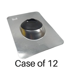 Case of 12 Oatey 11866 No-Caulk 3 inch Roof Flashing Galvanized Steel