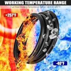 3 8 Inch 10mm ID Fuel Line Hose 10FT Nbr Rubber Push Lock High Pressure 300PSI