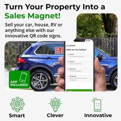 14” x 8” for Sale Sign Car (Self-Adhesive, 1-Pack) – Also Great for Real Es…