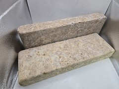 Natural Stone Bull Nose Grecian Gold Pool Coping Stone 12″x4″x1-1/2″ Frost Free