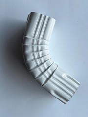 Gutter Elbow 3×4″ B White Aluminum Downspout Connector Easy Installation