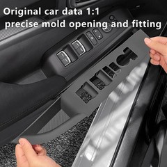 Temmis 4PCS Car Door Window Switch Panel Cover for Honda Civic 2022-2025, Aut…