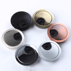 25/50/53/60/80mm Computer Desk Plastic Grommet Table Cable Tidy Wire Hole Cover
