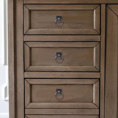 khtumeware 10-Pack 1.9 Inch Ring Antique Cabinet Knobs – Oil Rubbed Bronze