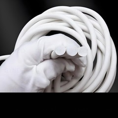Silicone Rubber Foam Sealing Strip Round Bar For Cabinet Door Seal 1mm to 25mm