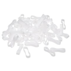 100Pcs Silicone Rubber Bands Rings Non-slip 20mm Dia 0.7mm Thick 5mm Width