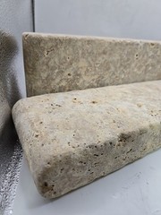 Natural Stone Bull Nose Grecian Gold Pool Coping Stone 12″x4″x1-1/2″ Frost Free