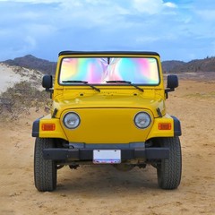 Inner Windshield Sun Shade Compatible with 1997-2025 and Compatible with 2020-20