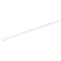 PC Rigid Round Clear Tubing 0.22 Inch(5.6mm)x0.35 Inch(8.8mm)x1Ft(305mm)