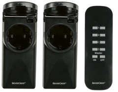 Silvercrest 3,680W Outdoor Radio Frequency Sockets Set 2 Piece