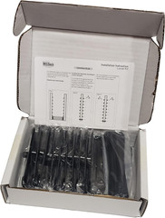 Stainless Steel Louvers Hardware Set for Blinds & Shutters – 11 Boards Kit