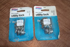 2 NOS National 5/8″ Door/Drawer Utility Locks 183-756 V825 Chrome See Pix!!