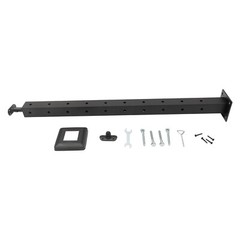 36”x2”x2” Stainless Steel Black Top Mount for Wood Concrete Level Deck NEW