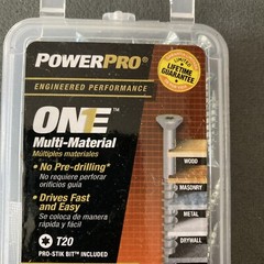 Power Pro One Exterior Screws, Flat Head, Interior , 8”x 1 #116714, 35 pcs