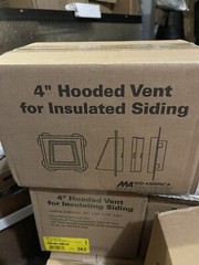 Mid-America 4 inch Hooded Vent for Insulated Siding No 362, M00035805362 Sand