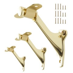3″ Stair Handrail Bracket, 3 Pack Hand Rail Brackets for Stairs Light-Duty, S…